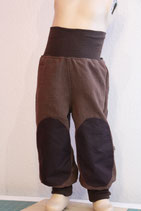 Leinenhose Outdoor stone wash dunkelbraun/ dunkelbraun