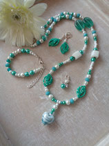 Schmuckset seegrün S - 0325