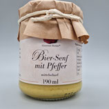 Bier-Senf mit Pfeffer