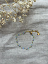 Mixed colour green blue lila