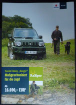 Suzuki Sondermodell Flyer 2016  Jimmy Ranger -  Verkaufsflyer  A4