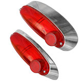 Rückleuchte (Heckleuchte) komplett Oldtimer ZAZ 965. Rear lamps (tail lights) assy SAS 965. Задние фонари в сборе ретроавтомобиля ЗАЗ-965.