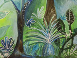 Kreativer Flow mit Acryltinte und Stiften