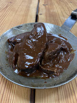 Wildschweinbraten an Rotweinsauce