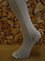 Kniesocken weiss, Muster 2