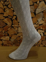 Kniesocken weiss, Muster 3