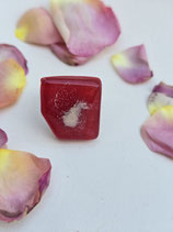 Bague "les audacieuses" - rouge fusion