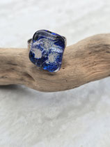 Bague "les précieuses" - bleu irisé - Argent 925