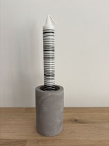 Kandelaar beton - dinerkaars of waxinelichtje