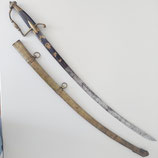 Offiziers Säbel Leichte Kavallerie Frankreich um 1810, gebläute, geätzte Klinge