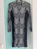 Damen Kleid, Grau/Schwarz, Gr. M (67)