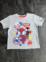 T-Shirt Spidey & Co., Grau, Gr. 122 (50)