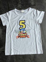 T-Shirt Sonic, Blau, Gr. 116 (47)
