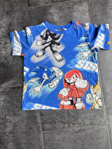 T-Shirt Sonic & Co., Blau, Gr. 110/116 (46)
