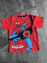 T-Shirt Spider-Man mit Beuteltasche, Rot, Gr. 98/104 (3Jahre) (107)