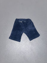XS: Hose Jeanslook Dunkelblau ohne Bürzelloch