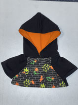 BB: Kapuzenpullover schwarz mit "Neon Graffiti Wand"