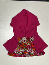 BB: Kapuzenpullover Fuchsia "Blumenmädchen"