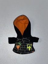XXS: Kapuzenpullover schwarz mit "Neon Graffiti Wand"