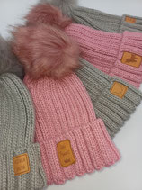 strickmütze mit Patch