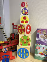 Cubes empilables en bois