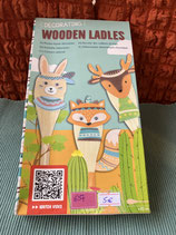 Decorating wooden ladles