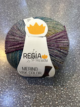 Regia Merino Yak Color Farbe Petrol Bordeaux gemischt