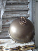 Shabby: Alte Metall Speise Cloche aus England