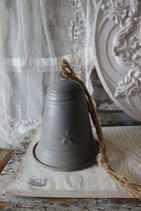 Shabby: Dekorative Zink Weihnachtsglocke