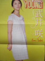 【切り抜き】武井咲35ページ ピンナップ1枚 雑誌 女優