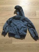 Benetton Windjacke dunkelblau-weiss gestreift. Gr. XS/110 NEU