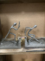 Men Pushing bookends