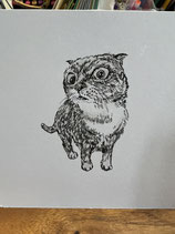 Nan-014 猫絵画