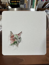 Nan-011 猫絵画