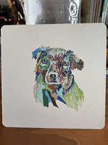 wan-016 犬絵画