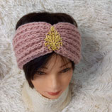Bandeau rose avec strass