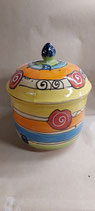 Kartoffeltopffleur IV  aus Keramik im Design crazy