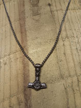 Edelstahl Kette mit Mjölnir Anhänger
