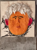 Holzrelief