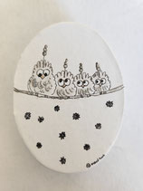 Monis Love Birds Geschenk " Truckli " Oval