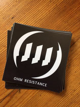 OHM Resistance - LTD Sticker - Logo