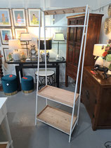 BRAND NEW White Metal & Timber Display / Clothes Rack