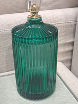 BRAND NEW Green Glass Jar With Lid