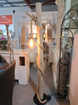BRAND NEW Rustic Timber & Rope Floor Lamp
