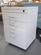 Heavy Duty White Desk Pedestal / File Drawers