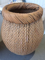 Vintage Woven Planter / Urn - 2 Available