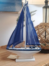 Blue & White Sail Boat