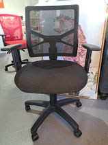 "Pago" Black Adjustable Desk Chair