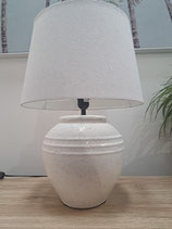 Heavy White Ceramic Lamp - 2 Available