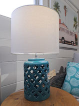 BRAND NEW Gloss Turquoise Moroccan Lamp - 2 Available